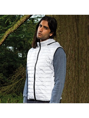 Plain Honeycomb hooded gilet 2786 Outer: 36gsm, Lining: 52gsm, Wadding: 250 GSM